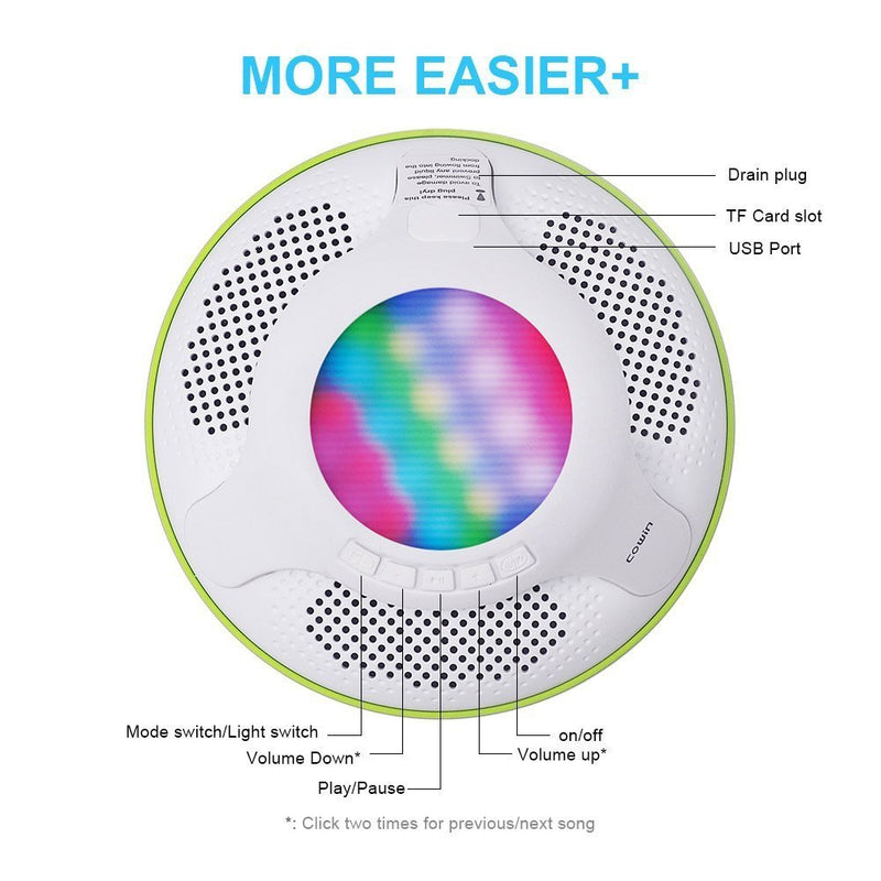 COWIN IPX7 Floating Waterproof Bluetooth Speakers Portable Wireless - Fry's Superstore