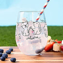 Dog Mom Stemless Wine Glass, 20 Oz. - Fry's Superstore