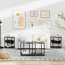 End Table Sofa Side Coffee Table Nightstand with Storage Shelf - Fry's Superstore