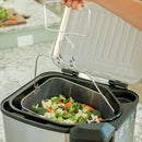 Extra-large 3-in-1 Electric Deep Fryer Boiler Steamer Cooker, 10L - Fry's Superstore