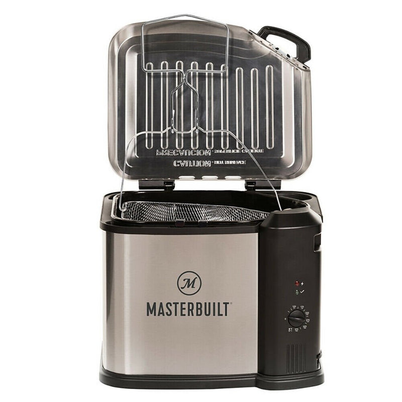 Extra-large 3-in-1 Electric Deep Fryer Boiler Steamer Cooker, 10L - Fry's Superstore