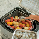 Extra-large 3-in-1 Electric Deep Fryer Boiler Steamer Cooker, 10L - Fry's Superstore