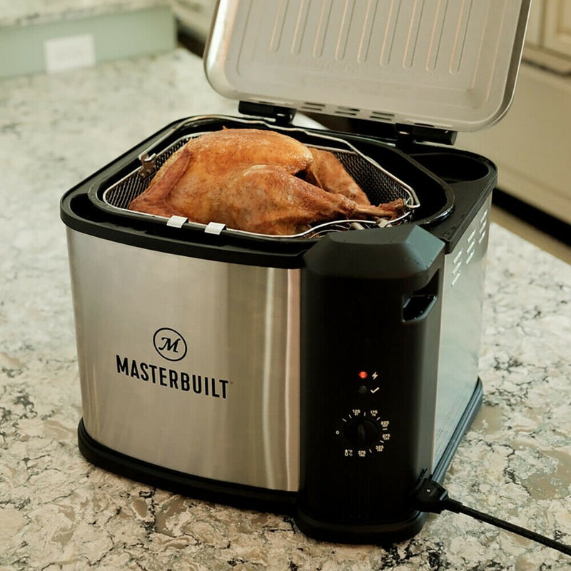 Extra-large 3-in-1 Electric Deep Fryer Boiler Steamer Cooker, 10L - Fry's Superstore