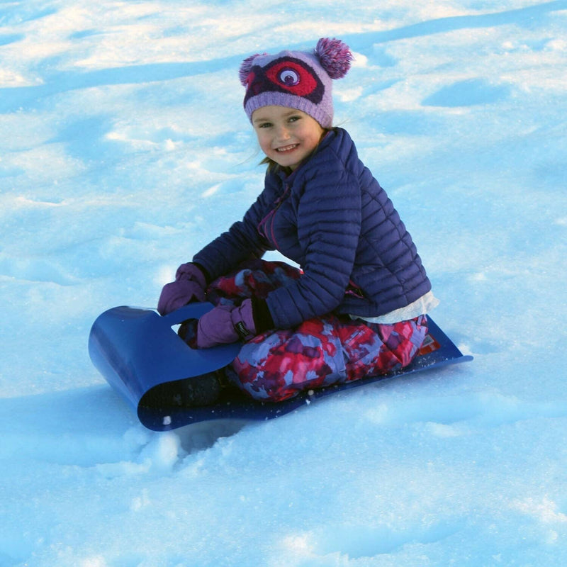 Flexible Flyer Flying Carpet Kids Lightweight Roll-Up Snow Sled, Blue - Fry's Superstore