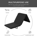 Folding Gym Tri-Fold Exercise Gymnastics Aerobics Workout Fitness Floor Mat w/Carrying Handles - Fry's Superstore