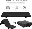 Folding Gym Tri-Fold Exercise Gymnastics Aerobics Workout Fitness Floor Mat w/Carrying Handles - Fry's Superstore
