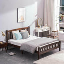 Full-Size Bed Frame Walnut - Fry's Superstore