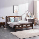 Full-Size Bed Frame Walnut - Fry's Superstore