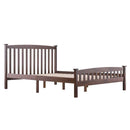 Full-Size Bed Frame Walnut - Fry's Superstore