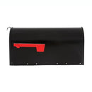 Gibraltar Elite Steel Large Residential Post Mount Mailbox, Black - Fry's Superstore