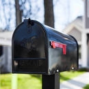 Gibraltar Elite Steel Large Residential Post Mount Mailbox, Black - Fry's Superstore