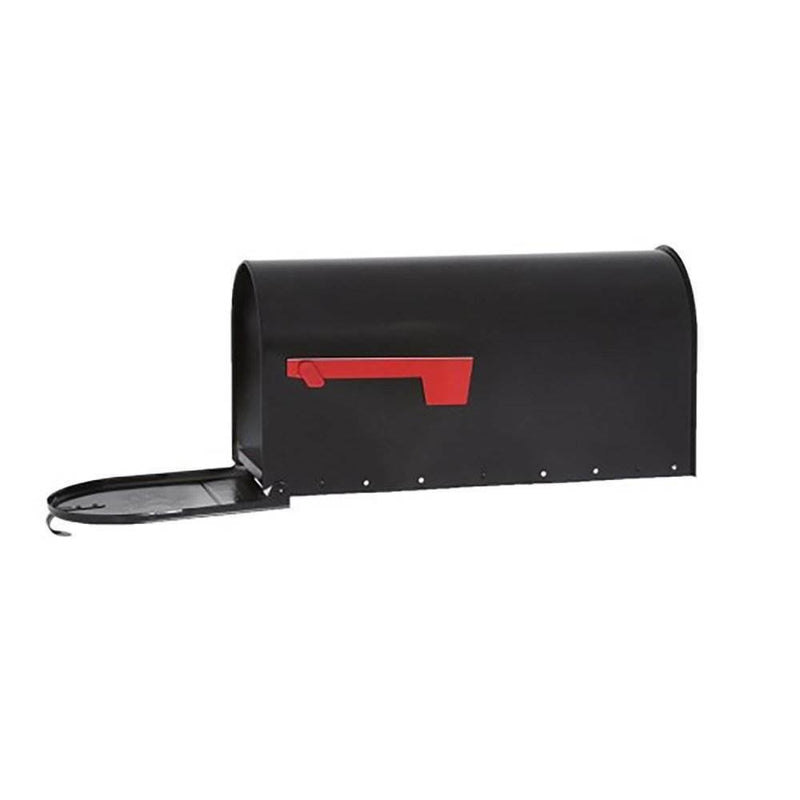 Gibraltar Elite Steel Large Residential Post Mount Mailbox, Black - Fry's Superstore