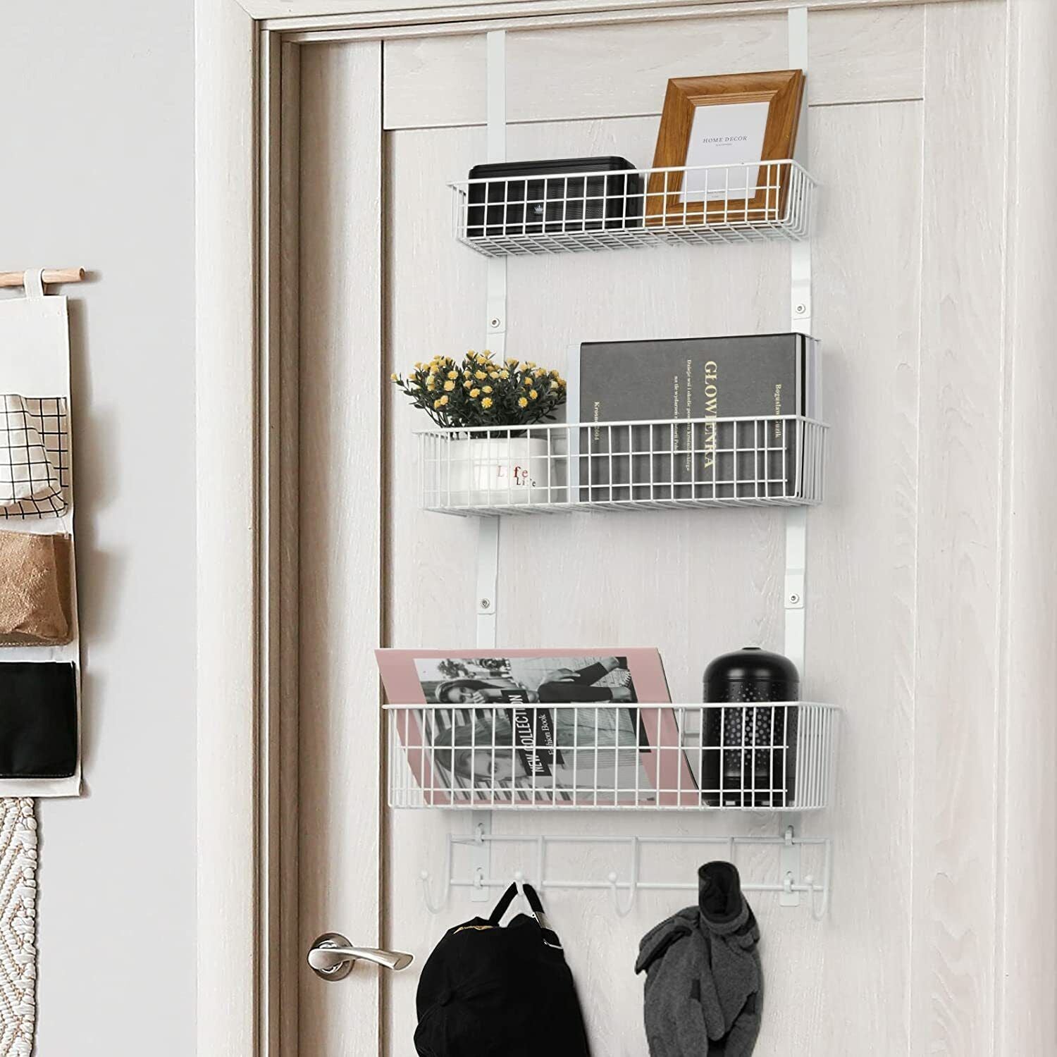 Heavy Duty Hanging Shelf Over the Door Storage Rack