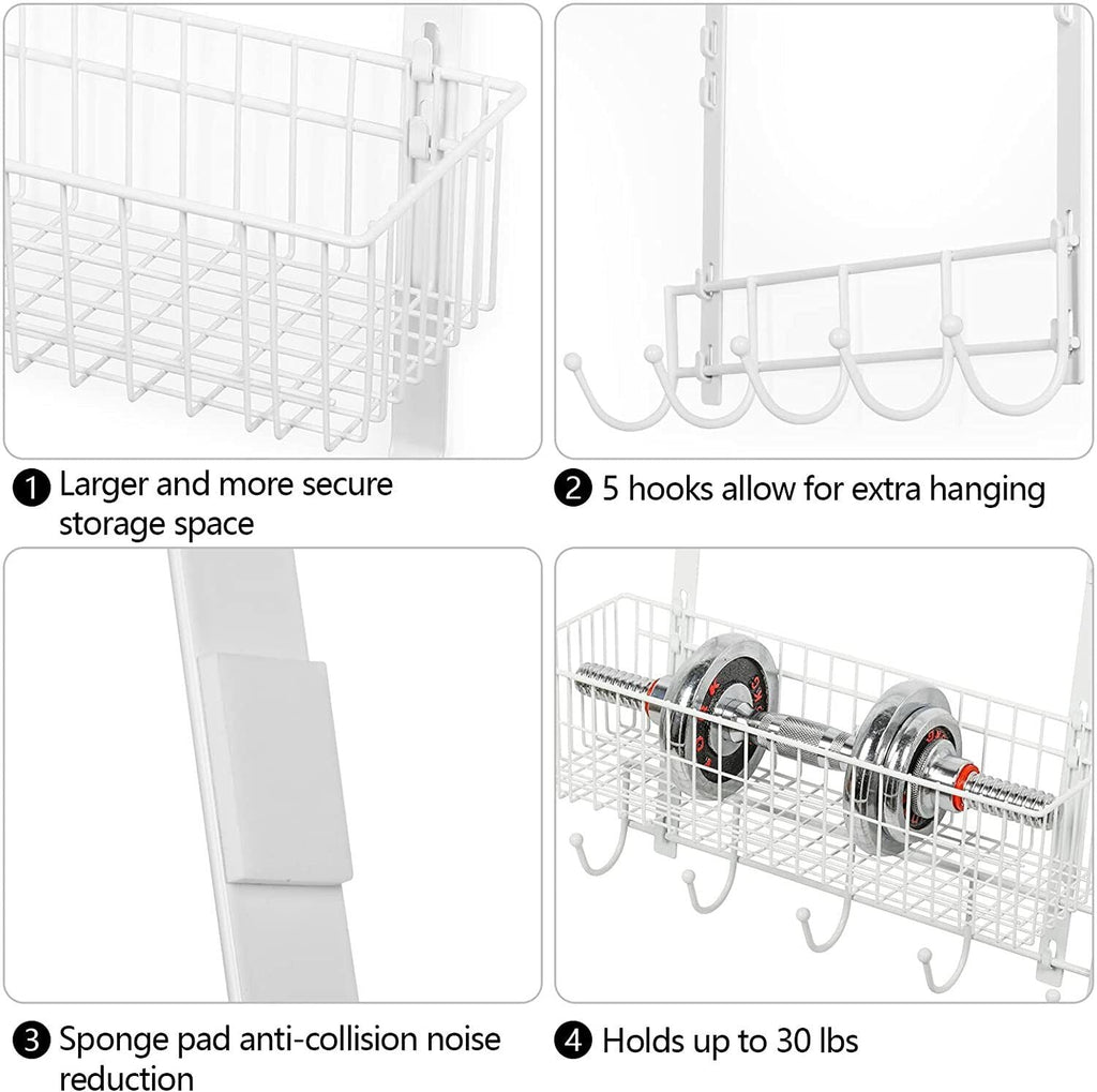 Heavy Duty Hanging Shelf Over the Door Storage Rack