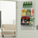 Heavy Duty Hanging Shelf Door Back Storage Rack with Three Baskets Over the Door Organizer - Fry's Superstore