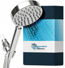 High Pressure All Metal Handheld Shower Head with Hose and Brass Holder - Polished Chrome - Fry's Superstore