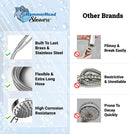 High Pressure All Metal Handheld Shower Head with Hose and Brass Holder - Polished Chrome - Fry's Superstore