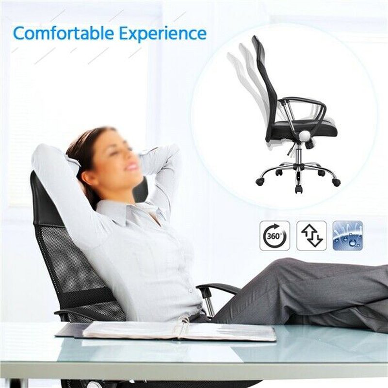 Home Office High Back Mesh Ergonomic Desk Chair - Fry's Superstore