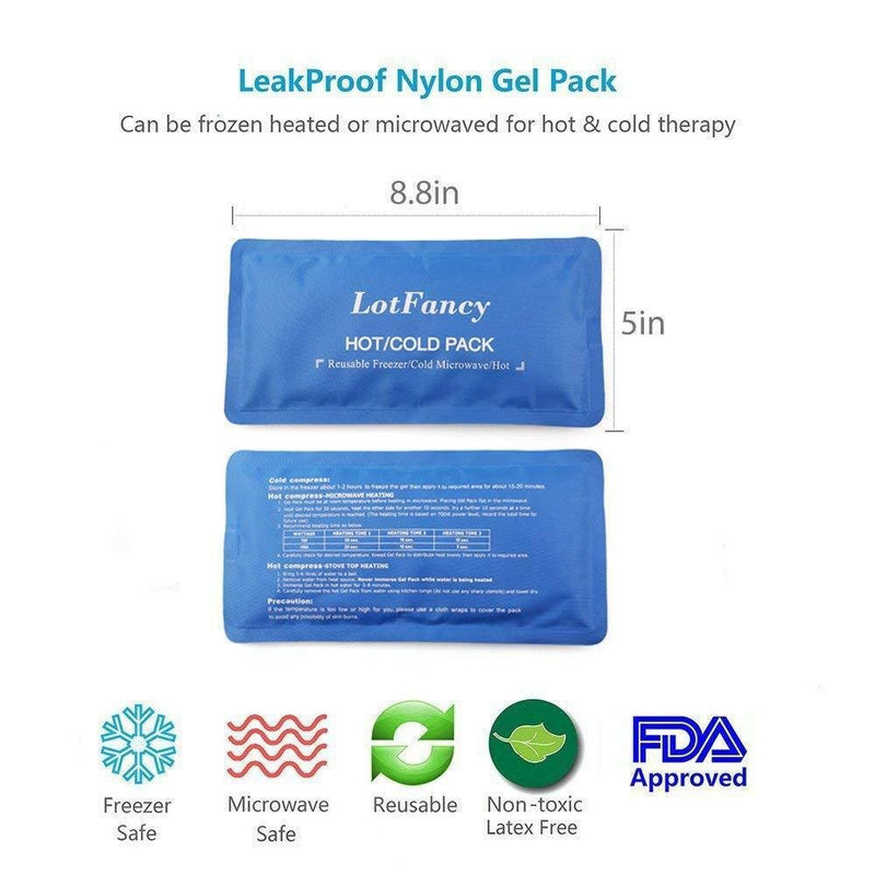 Ice Pack Gel Wrap Hot Cold Therapy Pain Relief for Shoulder Knee Back - Fry's Superstore