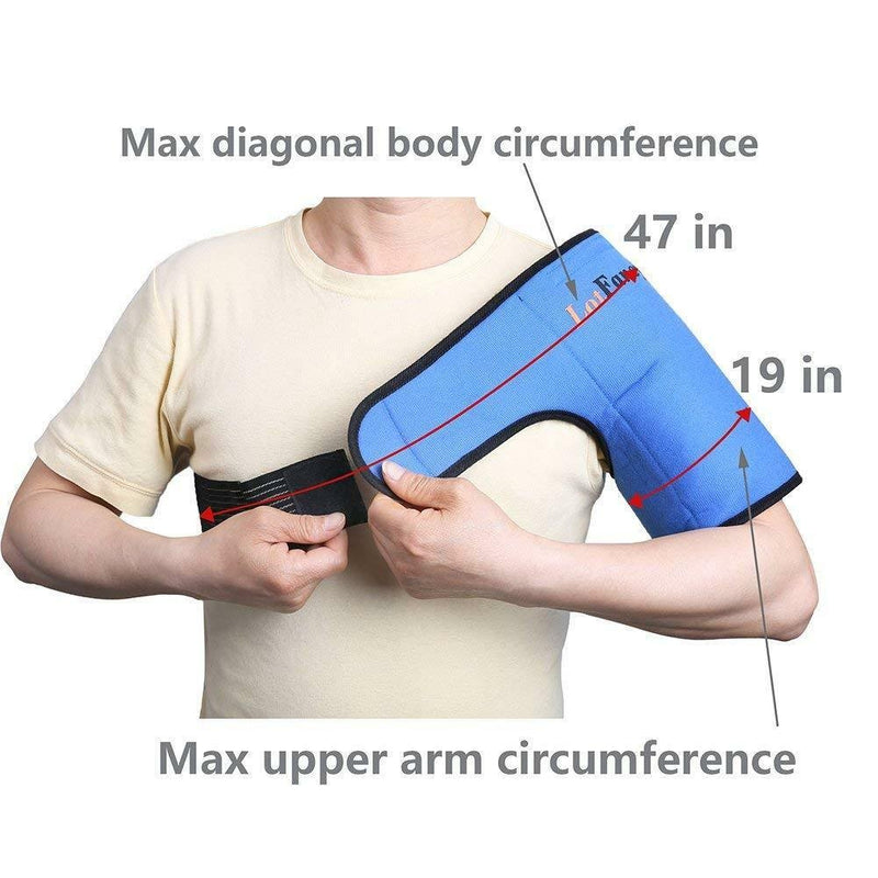 Ice Pack Gel Wrap Hot Cold Therapy Pain Relief for Shoulder Knee Back - Fry's Superstore