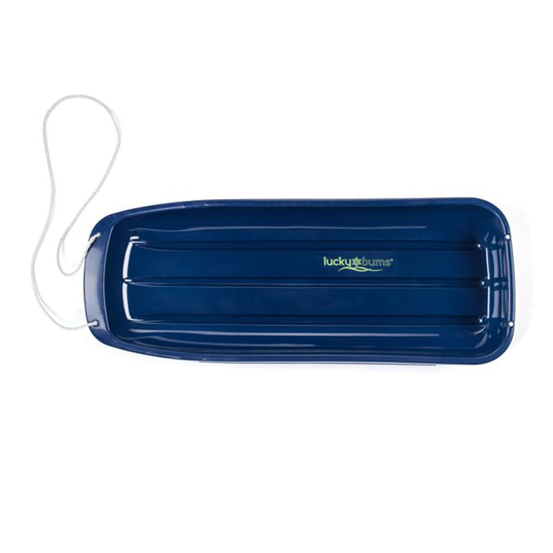 Kids 48-Inch Plastic Snow Toboggan Sled with Pull Rope, Blue (2 Pack) - Fry's Superstore