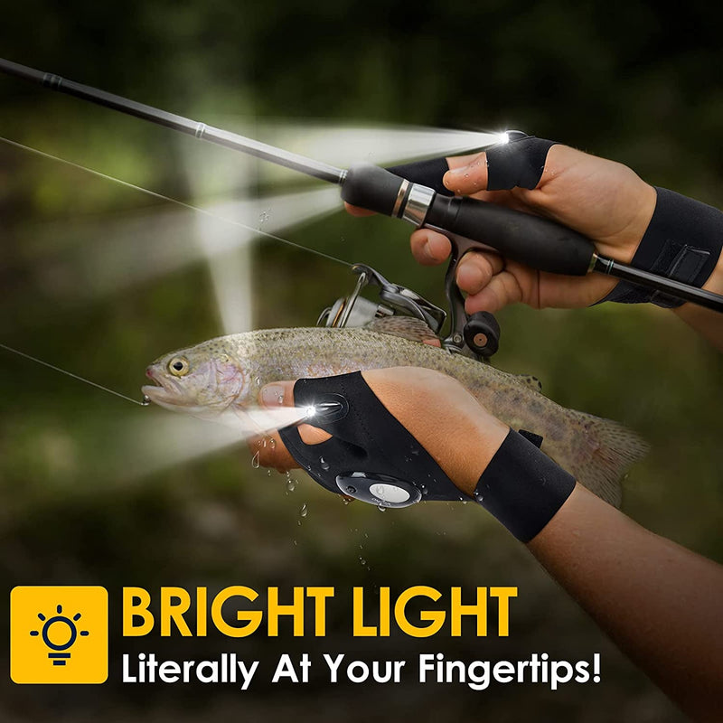 LED Flashlight Gloves for Men - Fry's Superstore