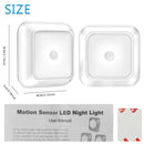 LED Wireless Motion Sensor Cabinet Stair Step Wall Night Light (4-Pack) - Fry's Superstore