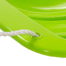 Lucky Bums Snow Kids 48 Inch Plastic Toboggan Sled w/ Pull Rope, 1 Person, Green - Fry's Superstore
