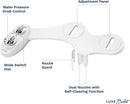 LUXE Bidet Toilet Attachment w/ Self-cleaning Dual Nozzle and Easy Water Pressure Adjustment - Fry's Superstore