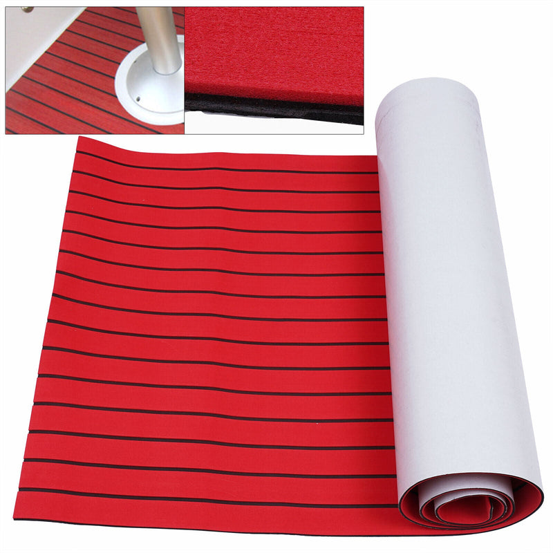 Marine Boat Flooring EVA Foam Yacht Teak Decking Sheet Carpet Floor Pad 94"x 35" - Red - Fry's Superstore