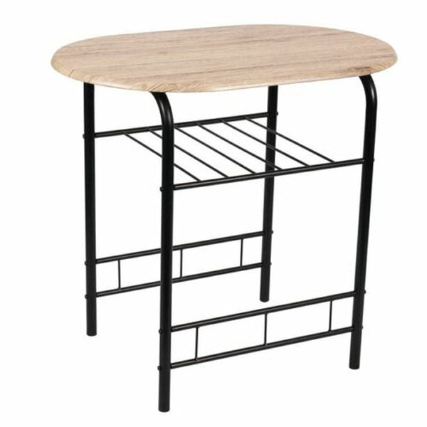 Modern 3-Piece Studio Apartment Metal & Wood Dining Set - Fry's Superstore