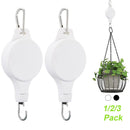 Plant Pulley Retractable Hanging Flower Basket Hook Hanger For Garden Pot - Fry's Superstore