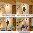 Plant Pulley Retractable Hanging Flower Basket Hook Hanger For Garden Pot - Fry's Superstore