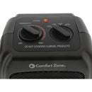 Portable Electric Ceramic Personal Fan Space Heater, Black - Fry's Superstore