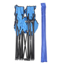 Portable Outdoor 2-Seat Folding Chair with Removable Sun Umbrella Blue - Fry's Superstore