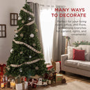 Premium Spruce Artificial Holiday Christmas Tree With Metal Hinges & Foldable Base - Fry's Superstore