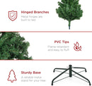 Premium Spruce Artificial Holiday Christmas Tree With Metal Hinges & Foldable Base - Fry's Superstore