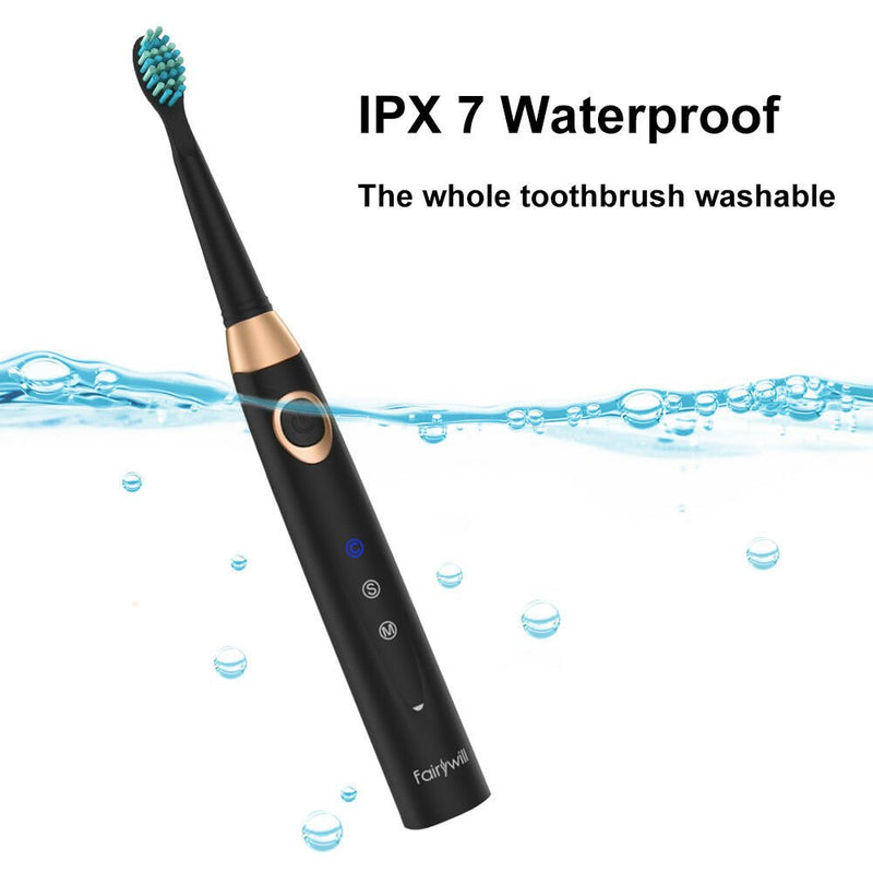 Rechargeable Electric Toothbrush 3 Modes Timer Sonic Fairywill - Fry's Superstore