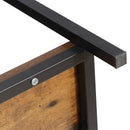 Rustic Wood Coffee Table Rectangular Coffee Table with Storage Shelf Durable 31" - Fry's Superstore