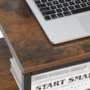 Rustic Wood Coffee Table Rectangular Coffee Table with Storage Shelf Durable 31" - Fry's Superstore