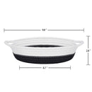 Small Black Cotton Rope Woven Home Storage Baskets - Set of 2 - Fry's Superstore