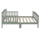 Toddler Size Wood Bed for Kids With Safety Guardrails - Fry's Superstore