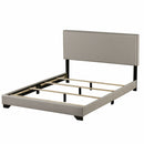 Upholstered Platform Bed Frame Full-Size Light Gray - Fry's Superstore