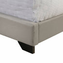Upholstered Platform Bed Frame Full-Size Light Gray - Fry's Superstore