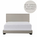 Upholstered Platform Bed Frame Full-Size Light Gray - Fry's Superstore